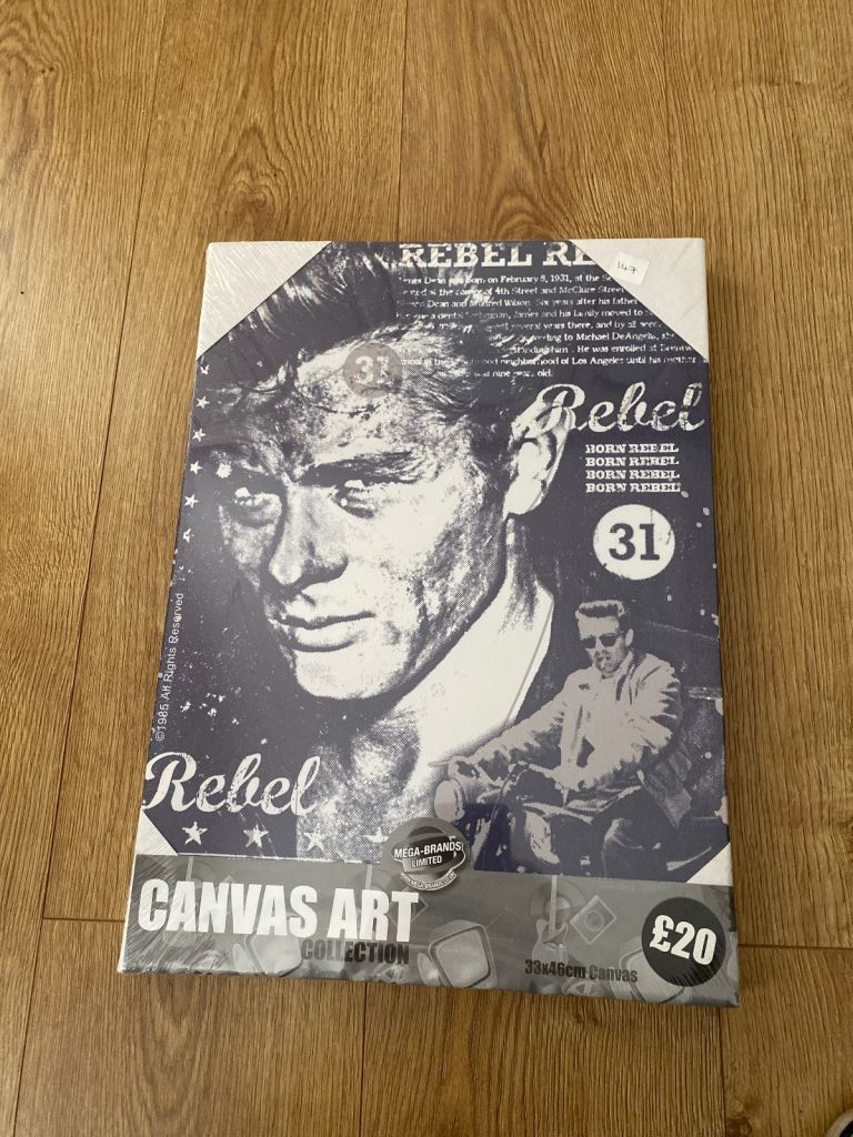 James Dean print. Wall art