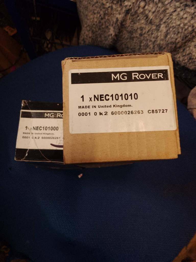 GENUINE LAND ROVER OR MGROVER KV6 COILS NEC101010   NEC101000   long and short coils