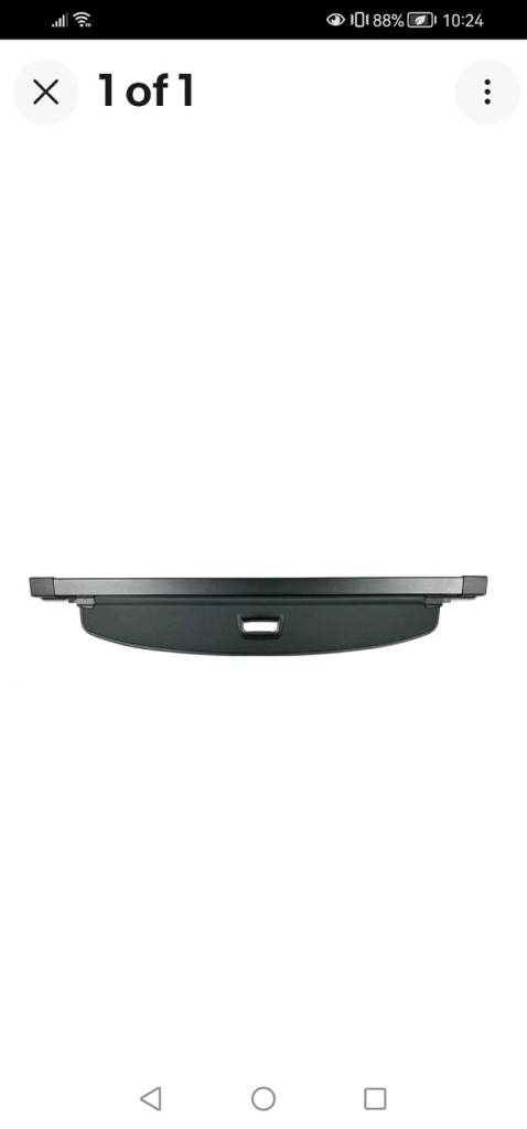 Retractable parcel shelf Renault Grand Scenic 
