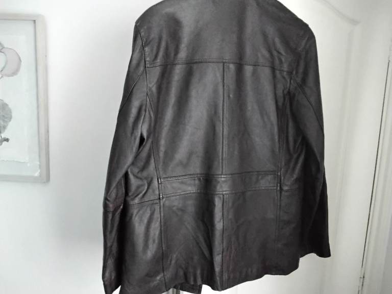 Mens vintage leather jacket