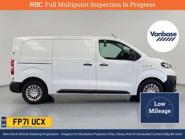 2021 Toyota ProAce 50kWh Icon Medium Panel Van 6dr Electric Auto MWB (7kW OBC) (136 ps) Panel Van...