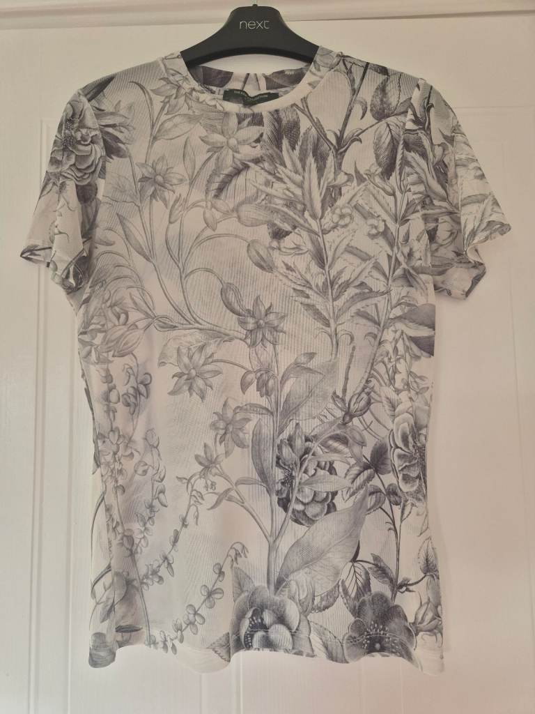 Next Kew Collecection Short Sleeve Sheer Top