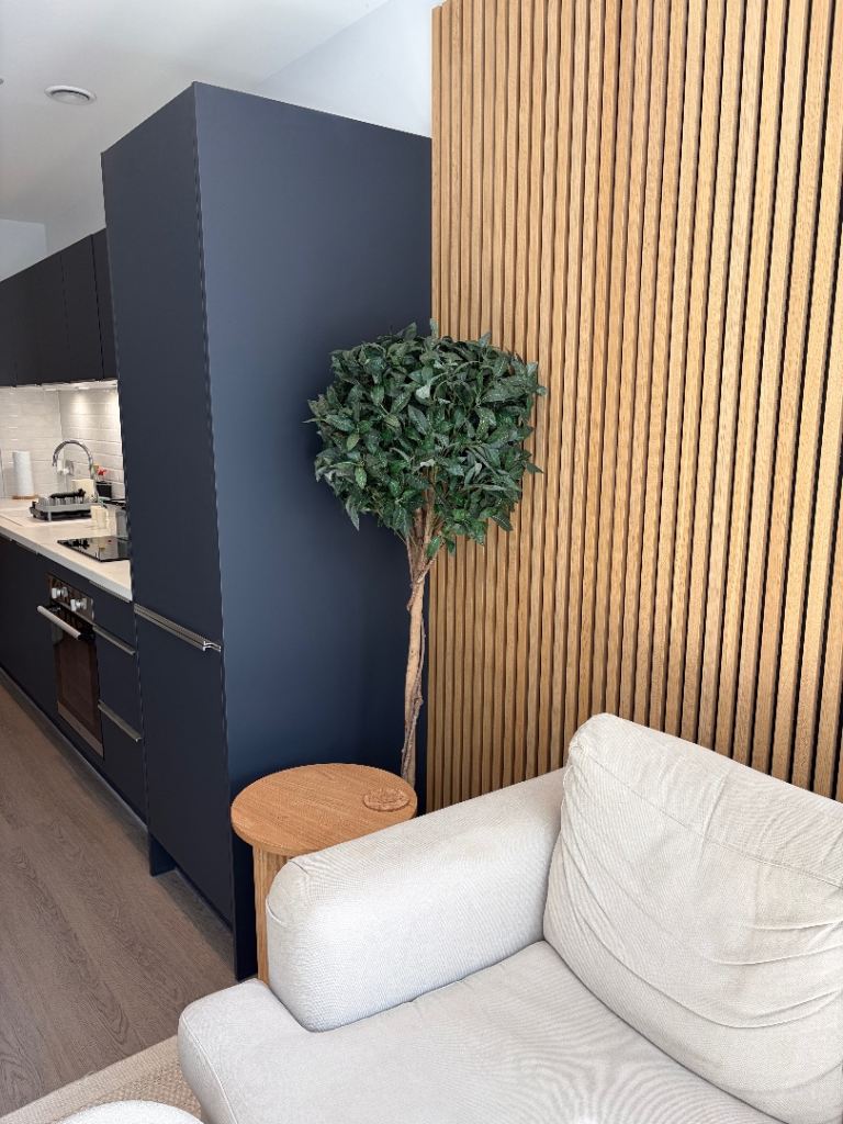 Acoustic Wall Panels from WoodUp - Classic Oak (Black Felt)