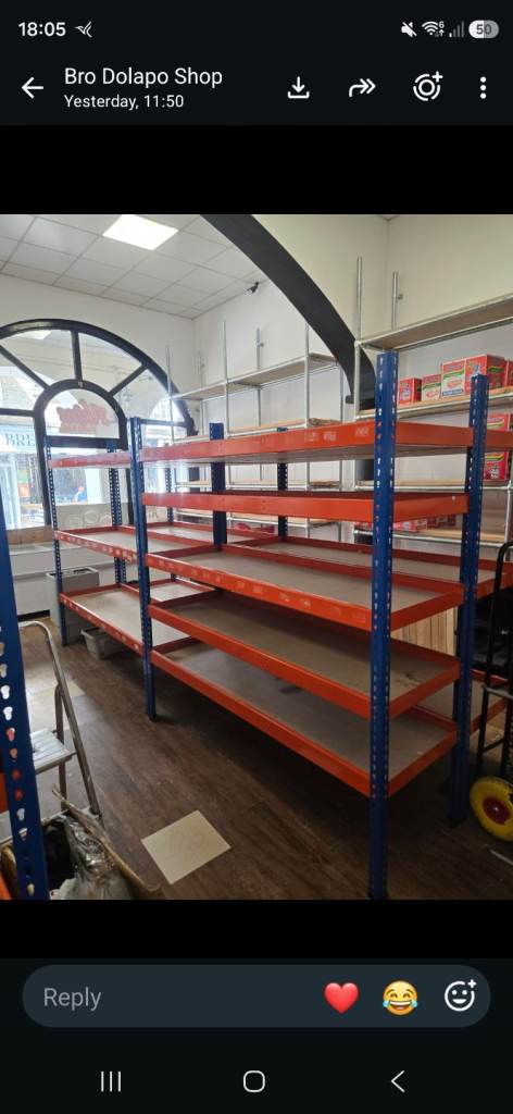 Shop/Warehouse Shelving Units – Sturdy Metal Racking