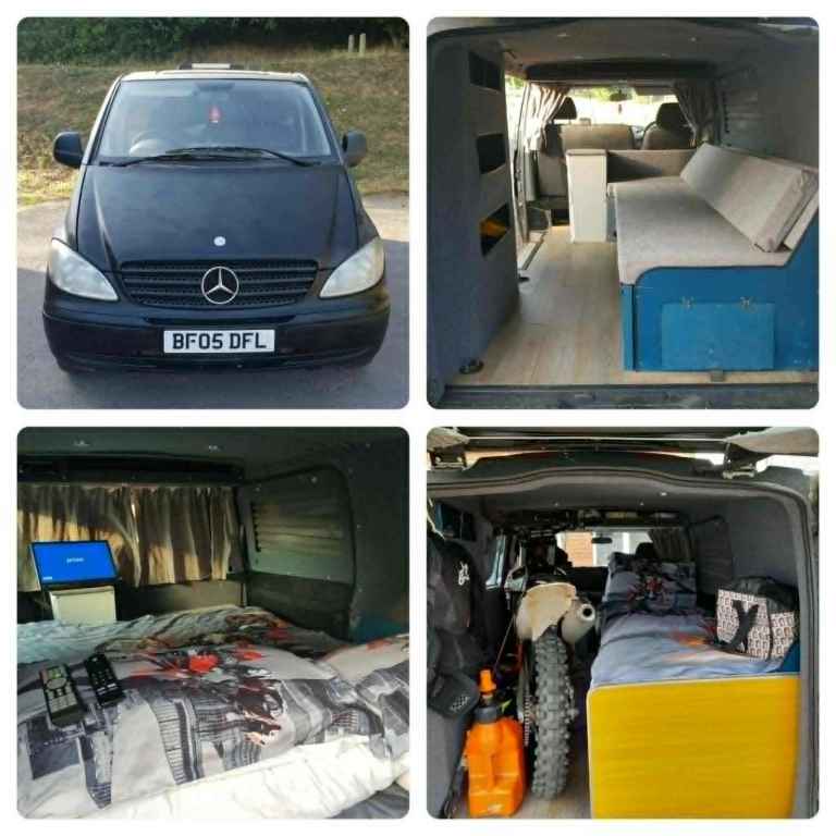 Mercedes Vito 109 CDI Race Van Motocross Campervan Micro Camper 