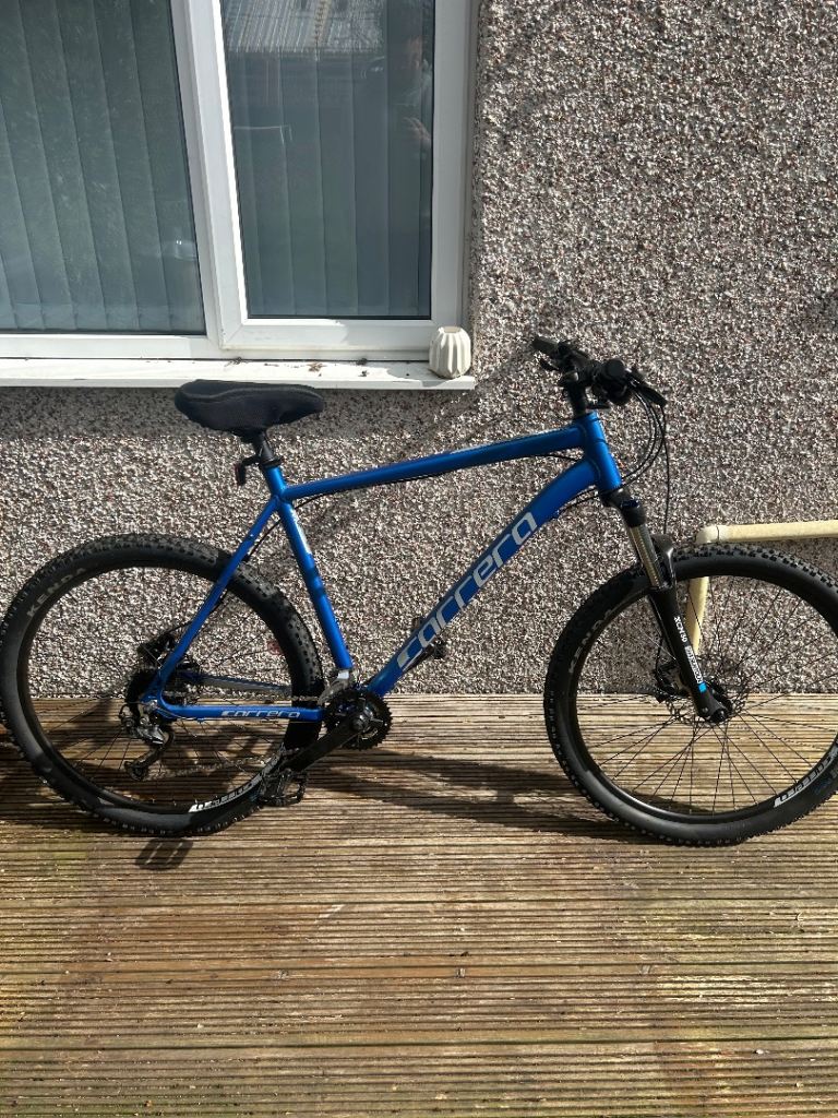 Carrera Vulcan Mountain Bike – Blue, Good Condition