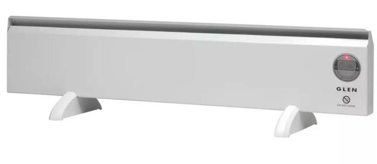 Glen 500W Wall Mounted or Freestanding Skirt Heater