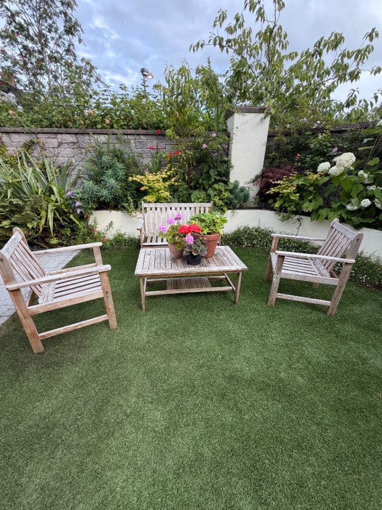 Garden table and chairs