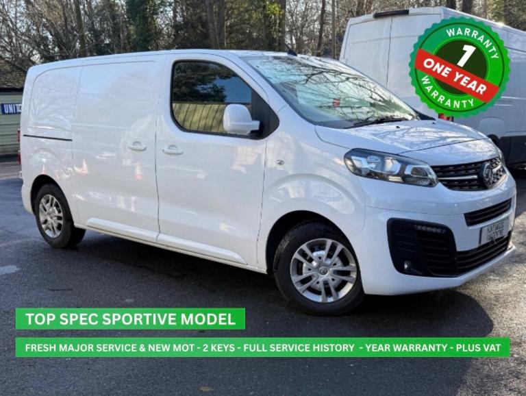2019 VAUXHALL VIVARO 1.5L DIESEL WHITE SPORTIVE TOP SPEC VAN - 32K - NEW MOT