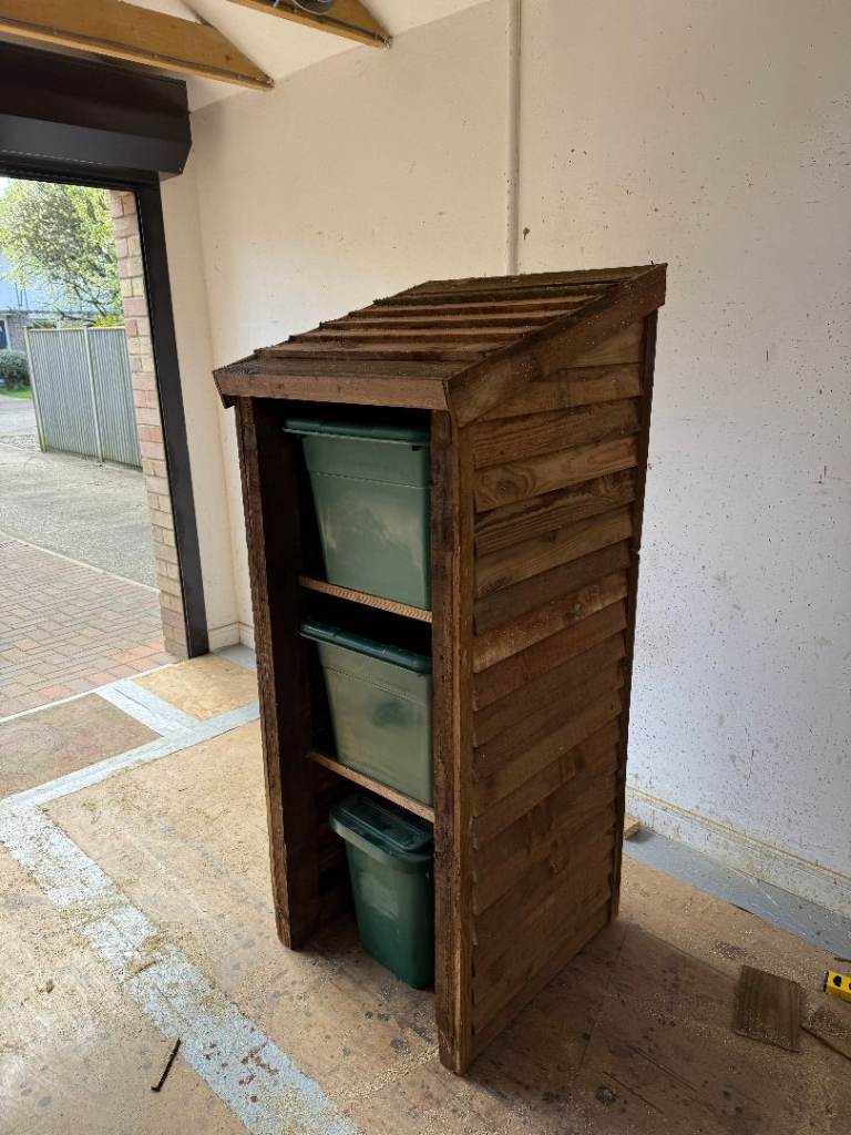 Garden Store Multi-Use Shed Recycling Storage Shelter