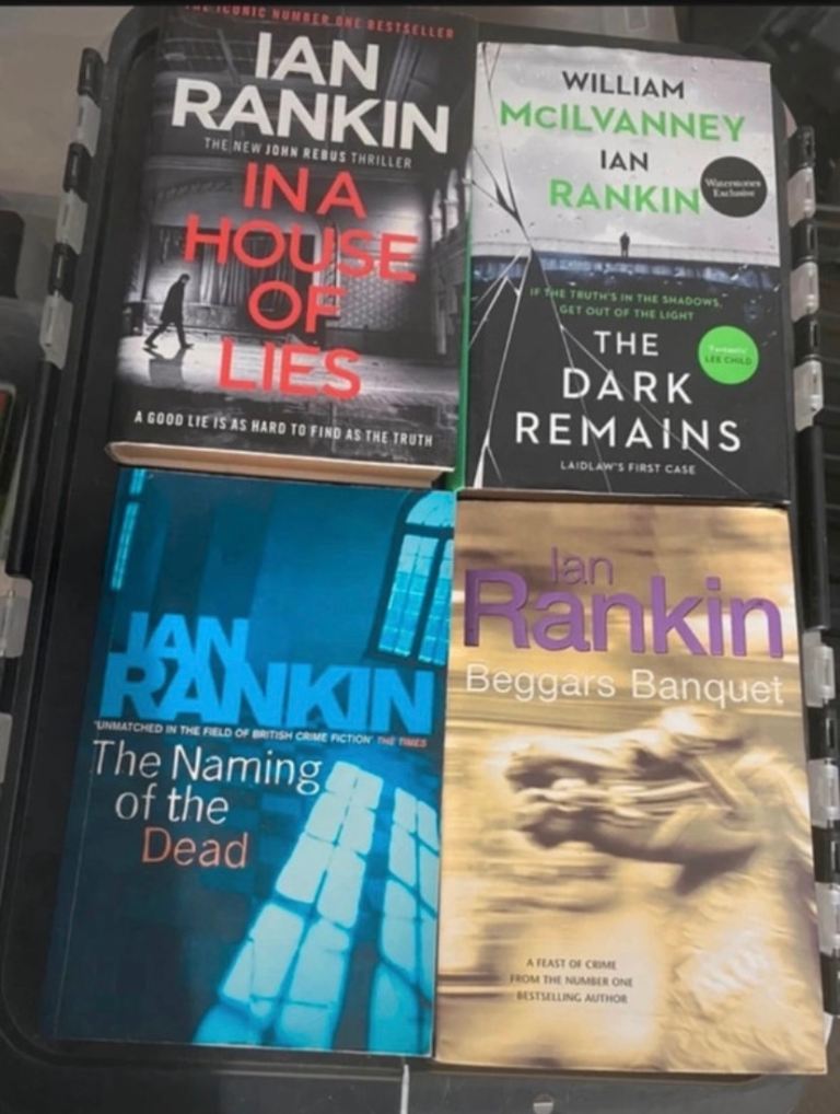 Ian Rankin Book Bundle – 4 Paperback Crime Novels