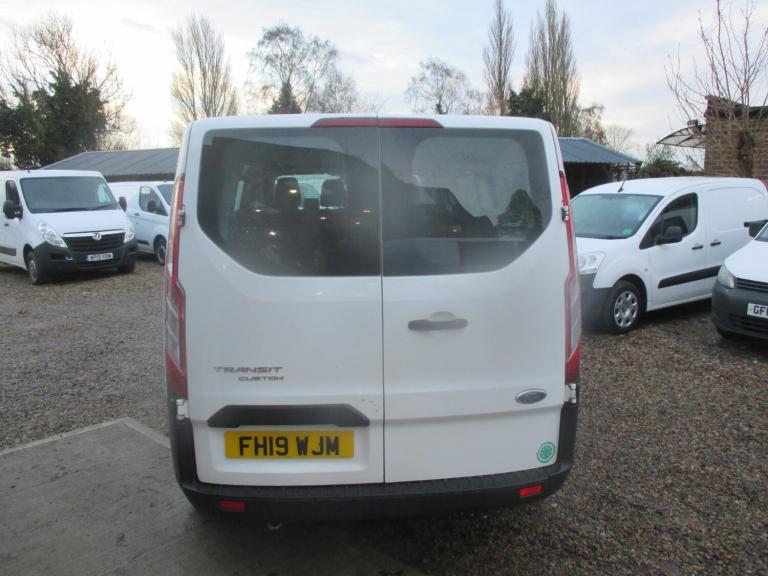 2019 Ford Transit Custom 2.0 EcoBlue 130ps Low Roof Kombi Leader Van 9 SEATS NO VAT NEW WET BELT ...