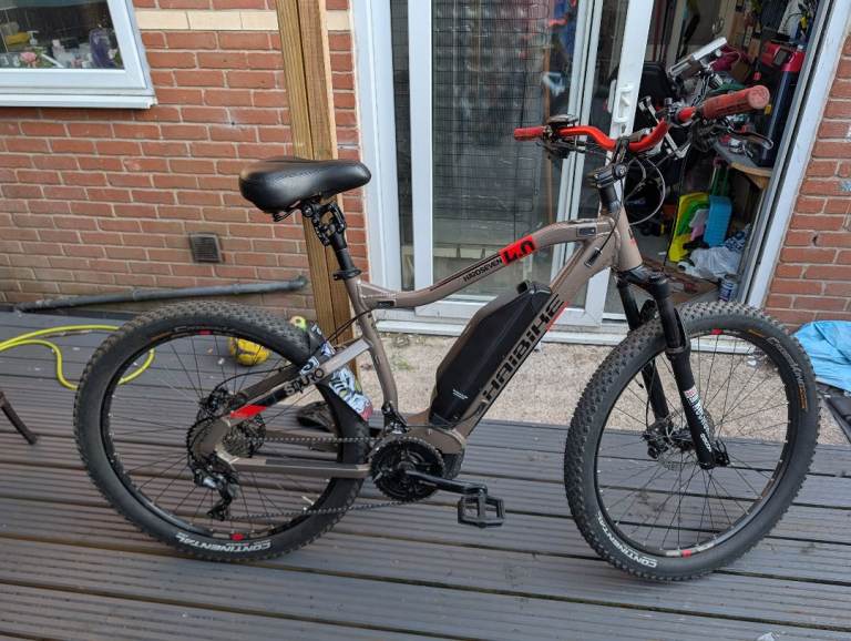 Electric bike peddle assist haibike 