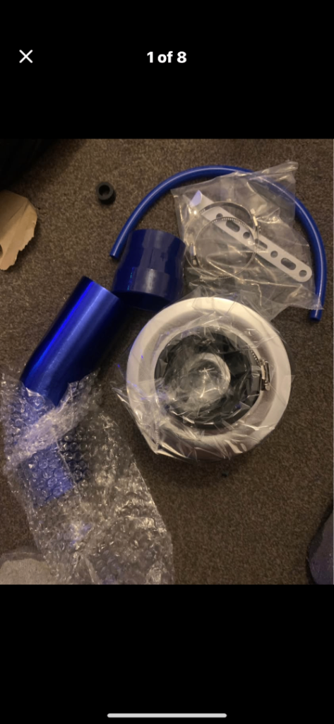 MASSIVE K&N FILTER WITH PIPE AND TOOLS