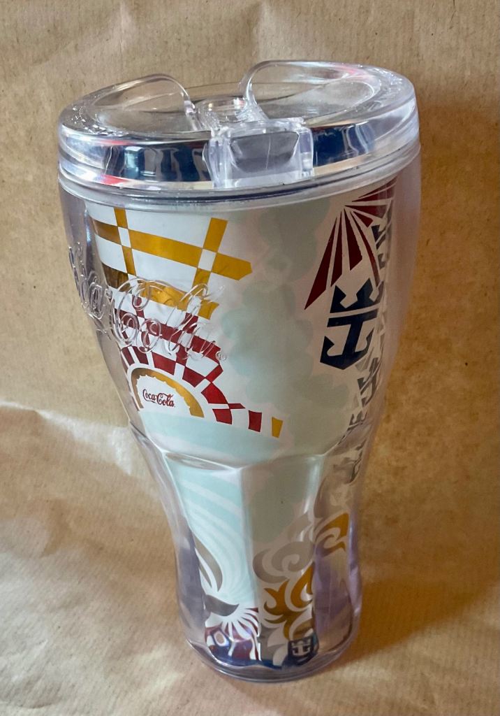 2013 Royal Caribbean Cruise Ship Cola Reusable Travel Drinks Mug Cup Tumbler Souvenir 