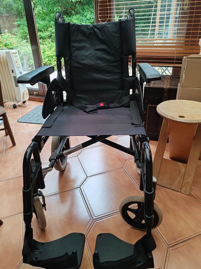 Invacare Wheelchair - Black, Good Condition