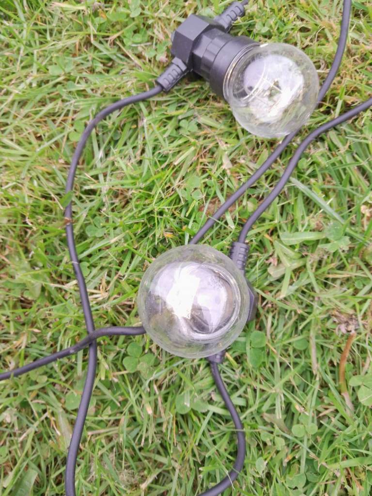 LED Garden Light String mains powered at 24 volt