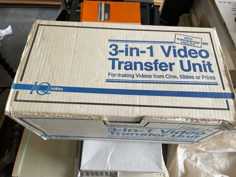 IQ Video 3-in-1 Video Transfer Unit for Cine, Slides, Prints