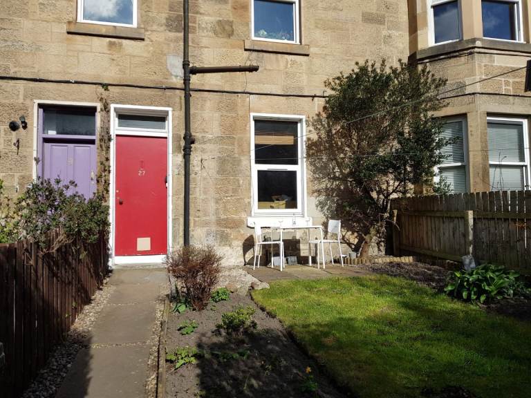 Beautiful, sunny, maindoor lower colony flat with own garden 