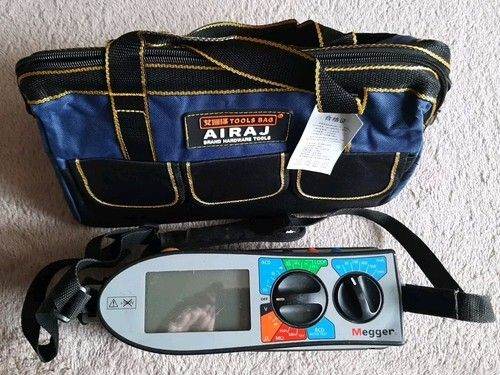 Megger Electrical Tester with Airaj Tool Bag – Good Condition