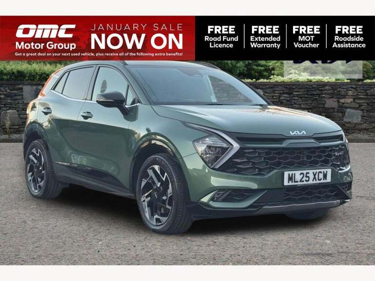 2025 Kia Sportage 1.6T GDi 241 PHEV GT-Line 5dr Auto AWD ESTATE Petrol/Electric Hybrid Automatic