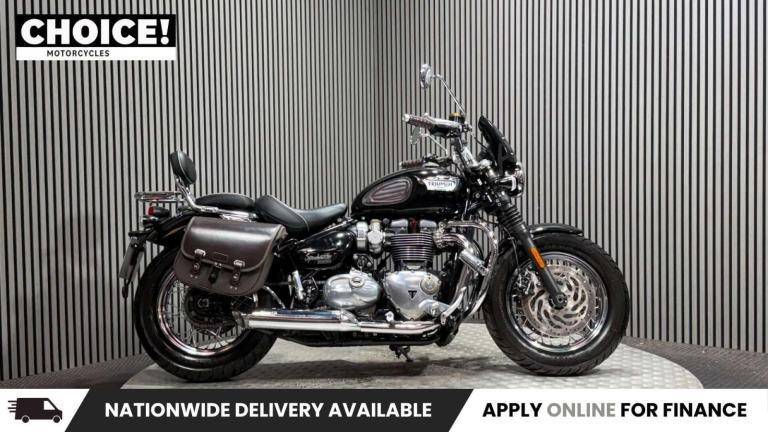 Triumph Speedmaster 2019 ONLY 24K LONG MOT PANNIERS SISSY BAR CRUISER ROADSTER