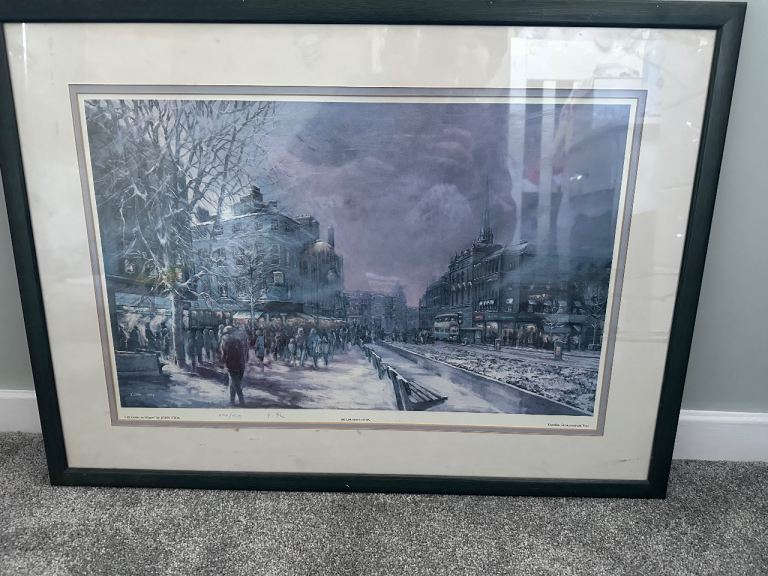 City centre in winter by John Stoa image 800 limited edition