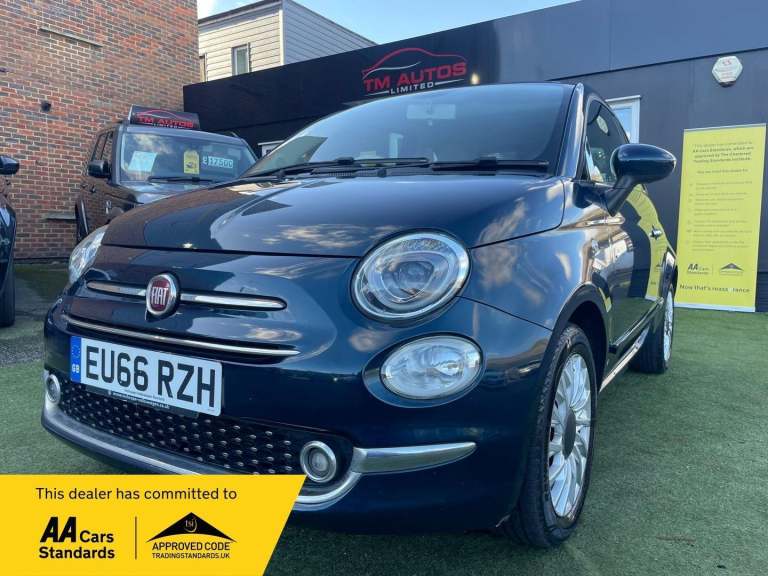 2016 Fiat 500 1.2 Lounge Euro 6 (s/s) 3dr Petrol