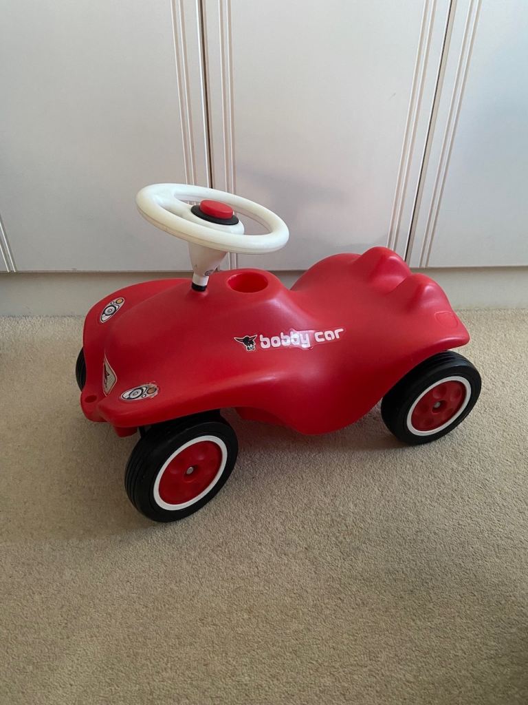 Red Bobby Car for toddlers and children aged 1-5