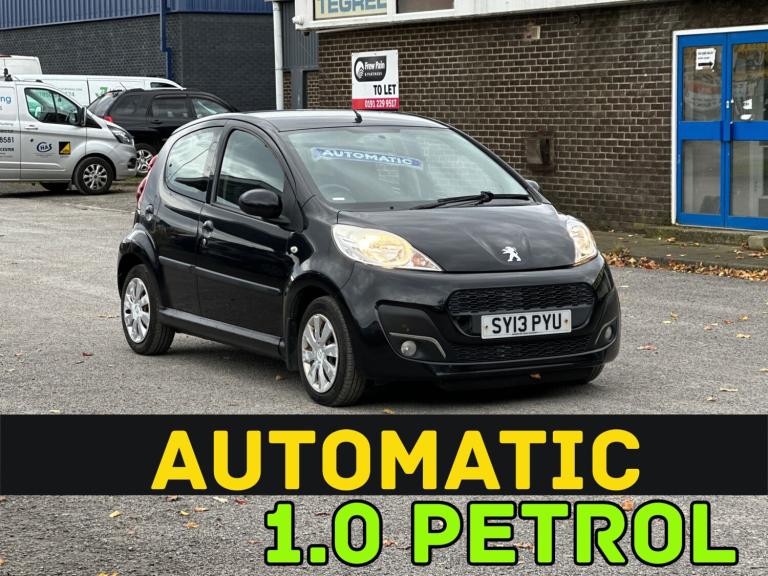 2013 Peugeot 107 1.0 Active 5dr 2-Tronic HATCHBACK Petrol Semi Automatic