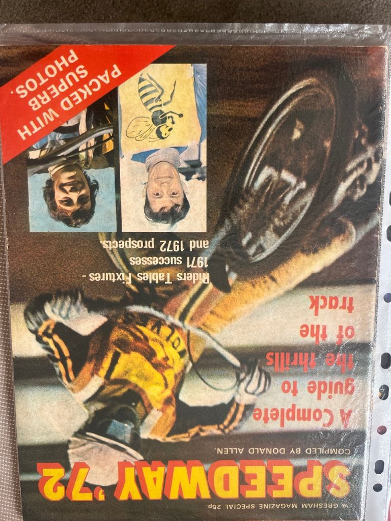 Speedway programmes