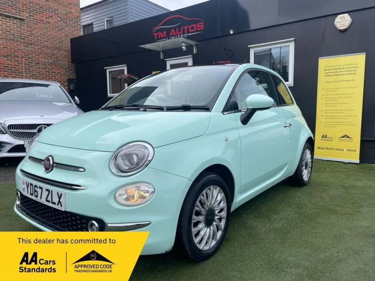 2017 Fiat 500 1.2 Lounge Euro 6 (s/s) 3dr Petrol