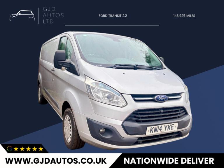 2014 Ford Transit Custom 2.2 TDCi 125ps Low Roof Trend Van PANEL VAN Diesel Manual