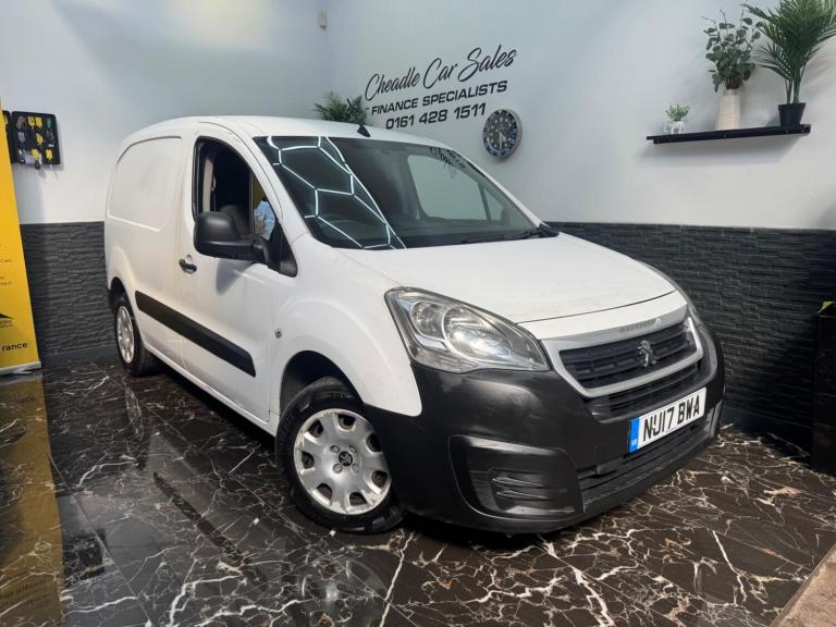 2017 Peugeot Partner 1.6 BlueHDi 854 Professional L1 5dr PANEL VAN Diesel Manual