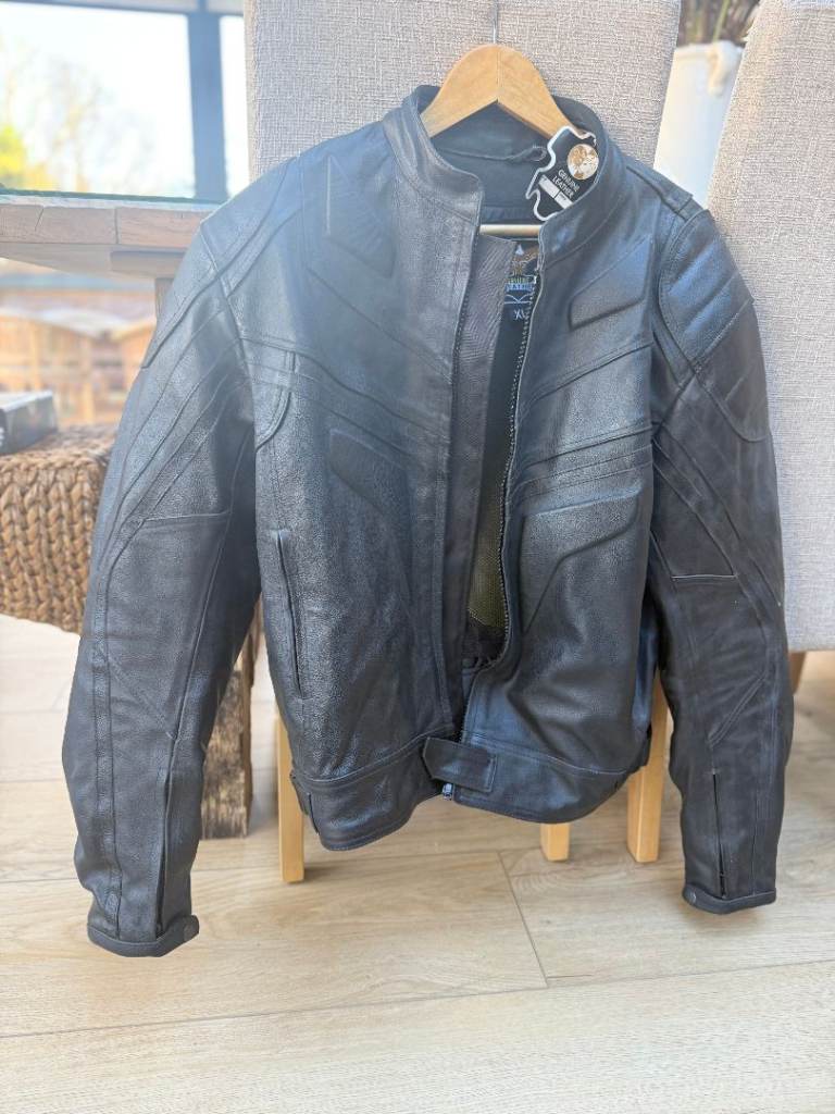 XDI Mens Leather Motorcycle Jacket
