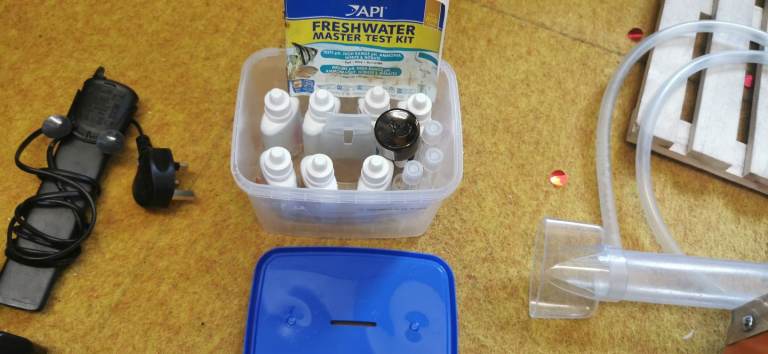 API Freshwater Master Test Kit used to measure key aquarium water parameters