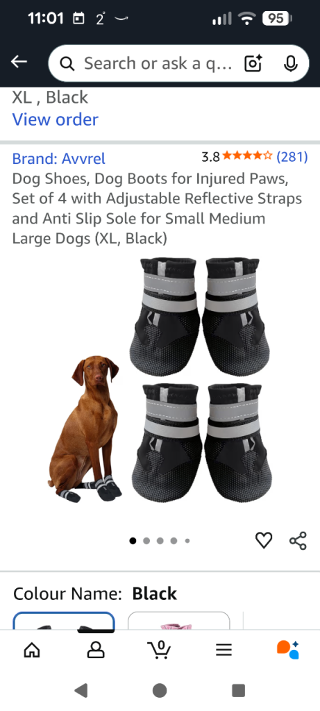 For sale dog boot/shoes