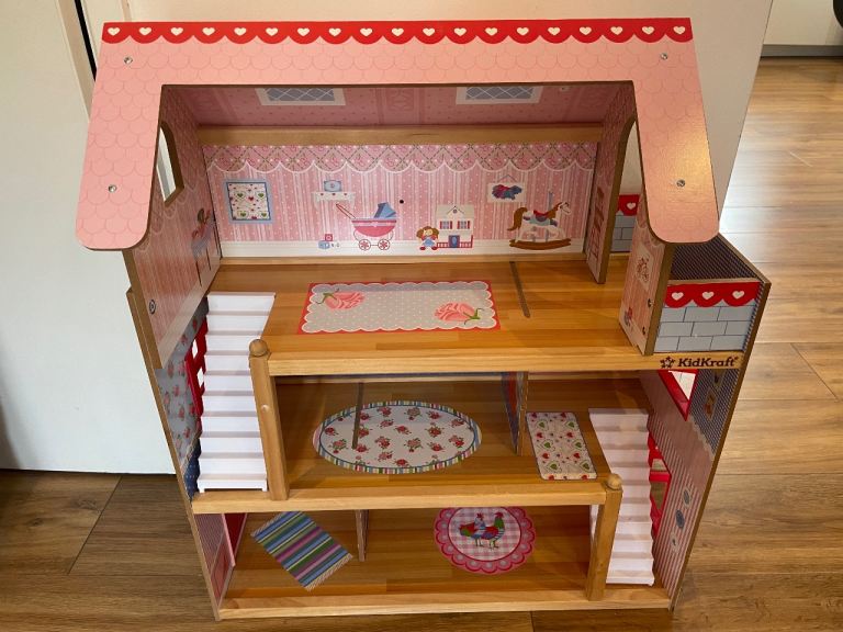 KidKraft Chelsea Wooden Dollhouse with Furniture - £40