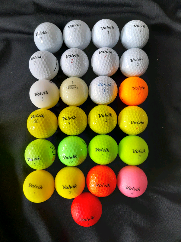 25 Volvik Golf Balls. 