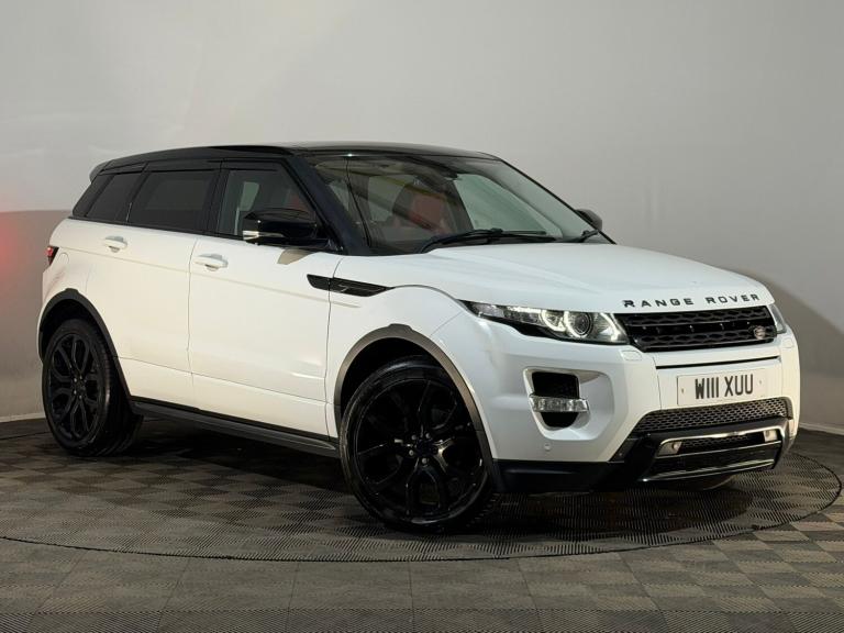 WHITE 2013 RANGE ROVER EVOQUE DYNAMIC SD4 2.2 DIESEL AUTOMATIC 4WD 4X4 SUV