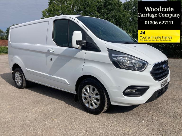 2022 Ford Transit Custom 2.0 EcoBlue 130ps Low Roof Limited Van New Wet Belt