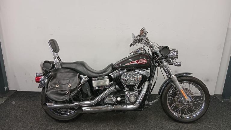 HARLEY DAVIDSON FXDL LOW RIDER ** SLASH CUT EXHAUSTS - PANNIERS - 12 MONTH MOT *