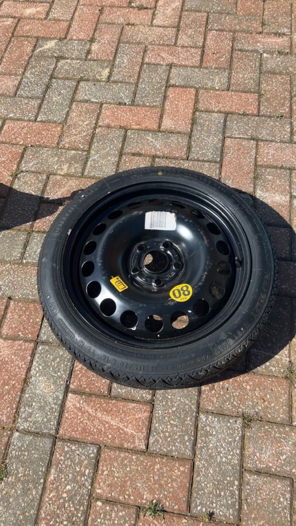 Vauxhall Astra J Spare Wheel