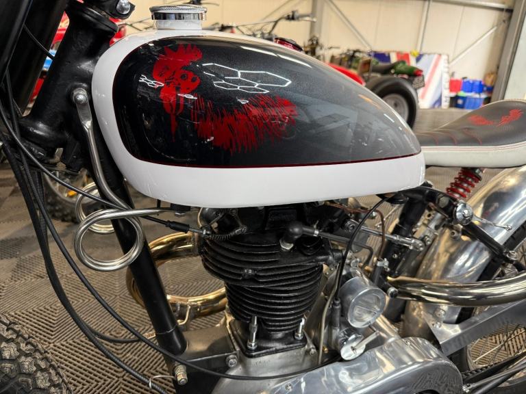 1948 BSA 499cc B33 'Big Red bobber ’ high quality build, outstanding 