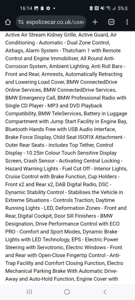 BMW, 5 SERIES, Saloon, 2022, Semi-Auto, 1995 (cc), 4 doors