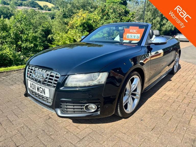 2011 Audi S5 3.0 TFSI V6 Cabriolet 2dr Petrol S Tronic quattro Euro 5 (333 ps) Convertible Petrol...