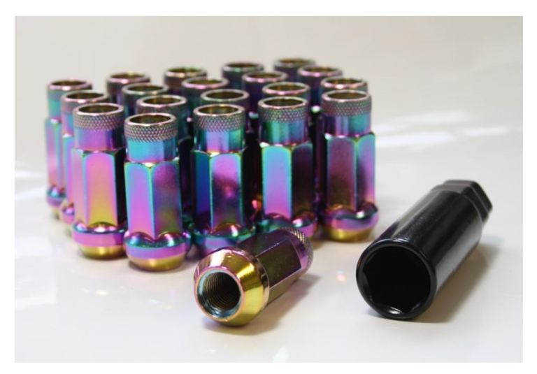 Titan GT50 tuner wheel nuts neochrome JDM drift