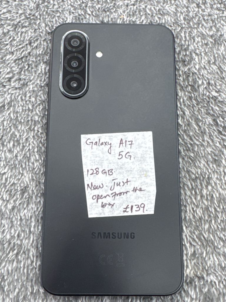 Samsung Galaxy A17 5G 128GB - Brand New, Black