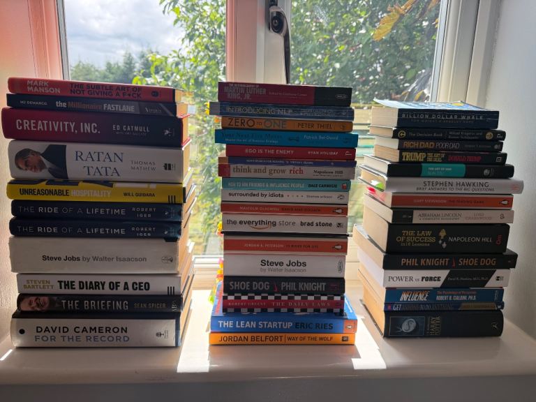 Large Collection of Business, Biography & Self-Development Books (40+ titles