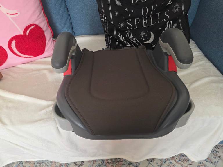 Child's Car Booster Seat – Grey, Good Condition